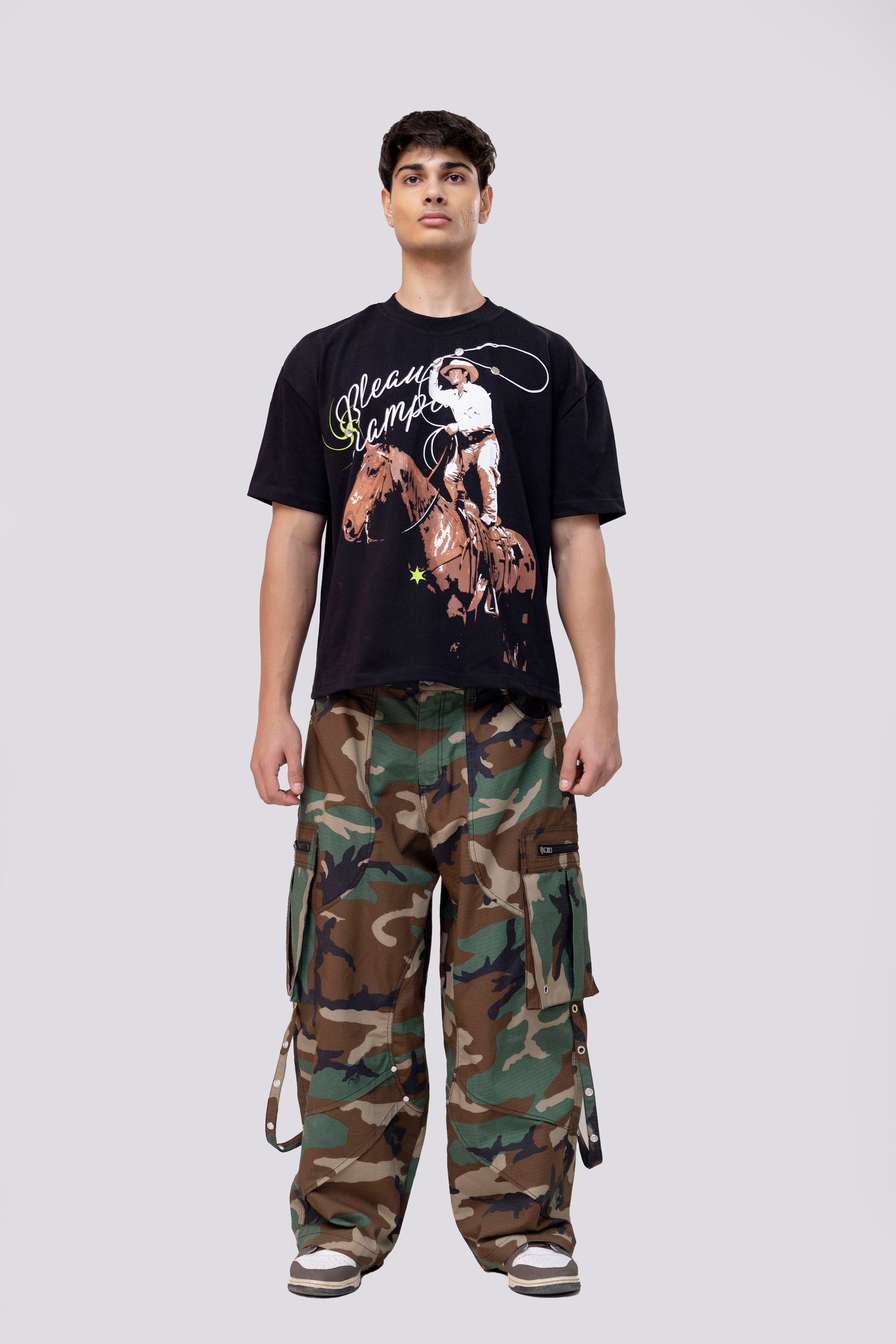 COWBOY BLACK T-SHIRT