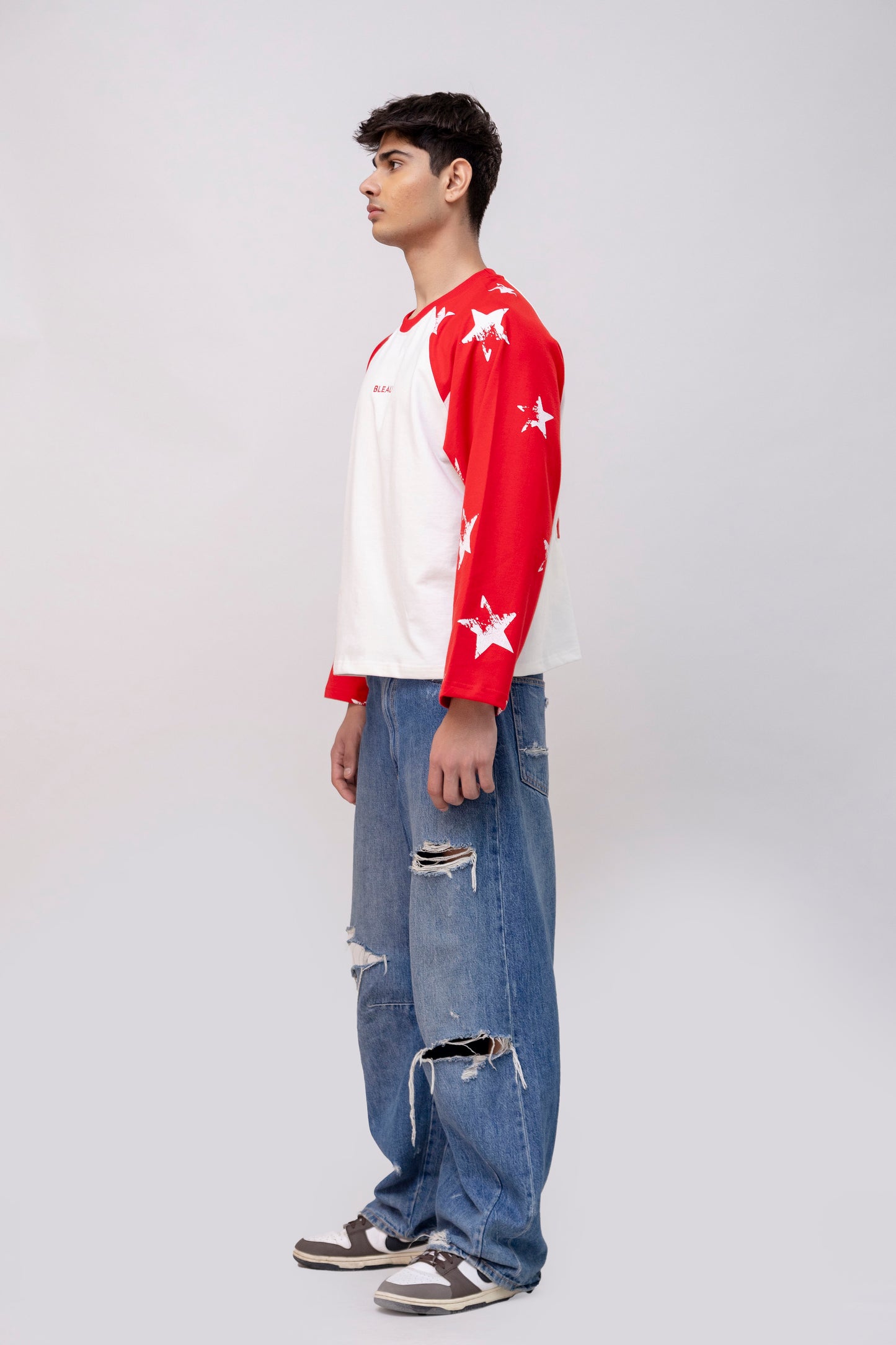 Red Full Sleeve Raglan T-shirt