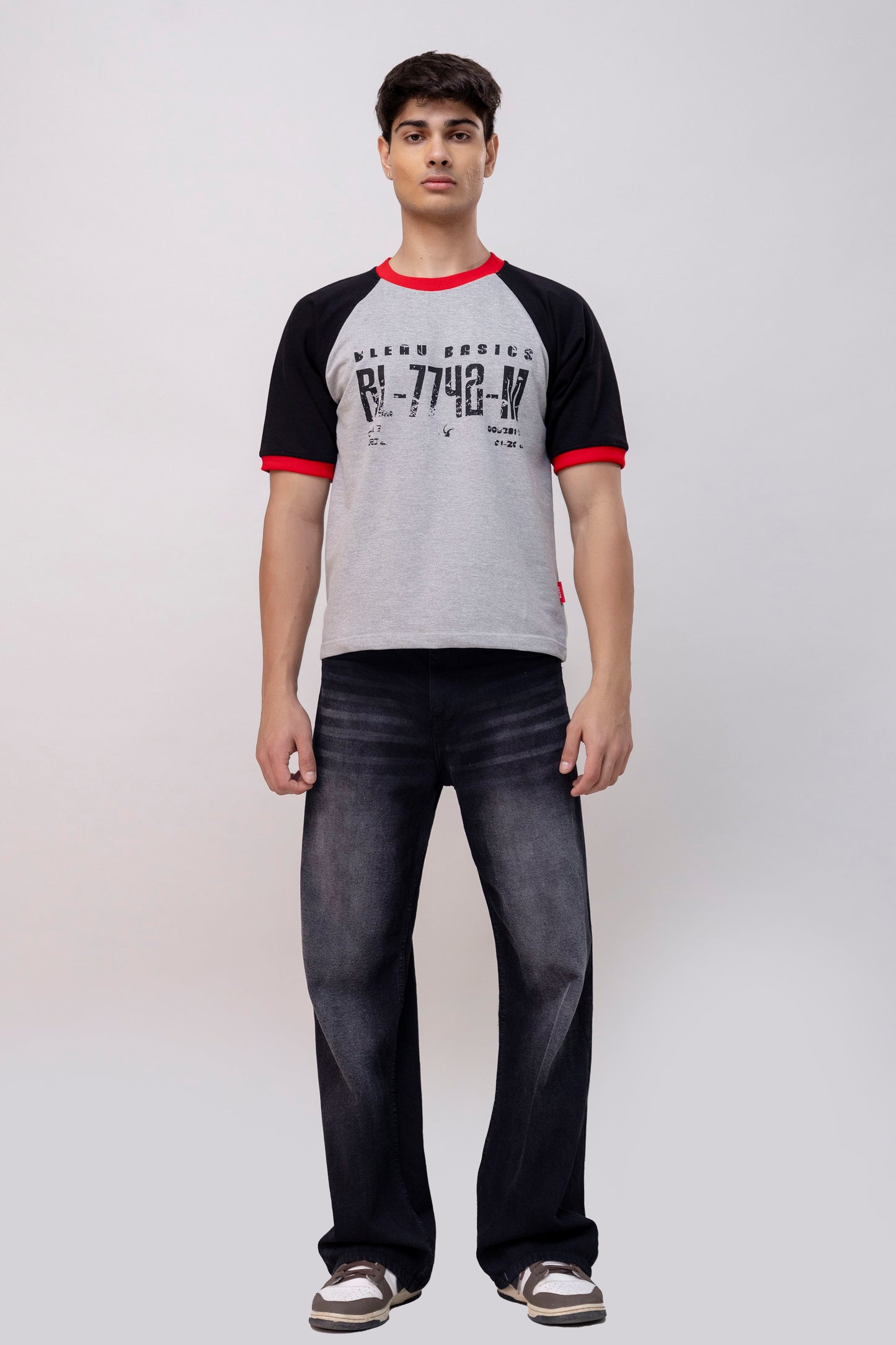 Grey Raglan T-shirt