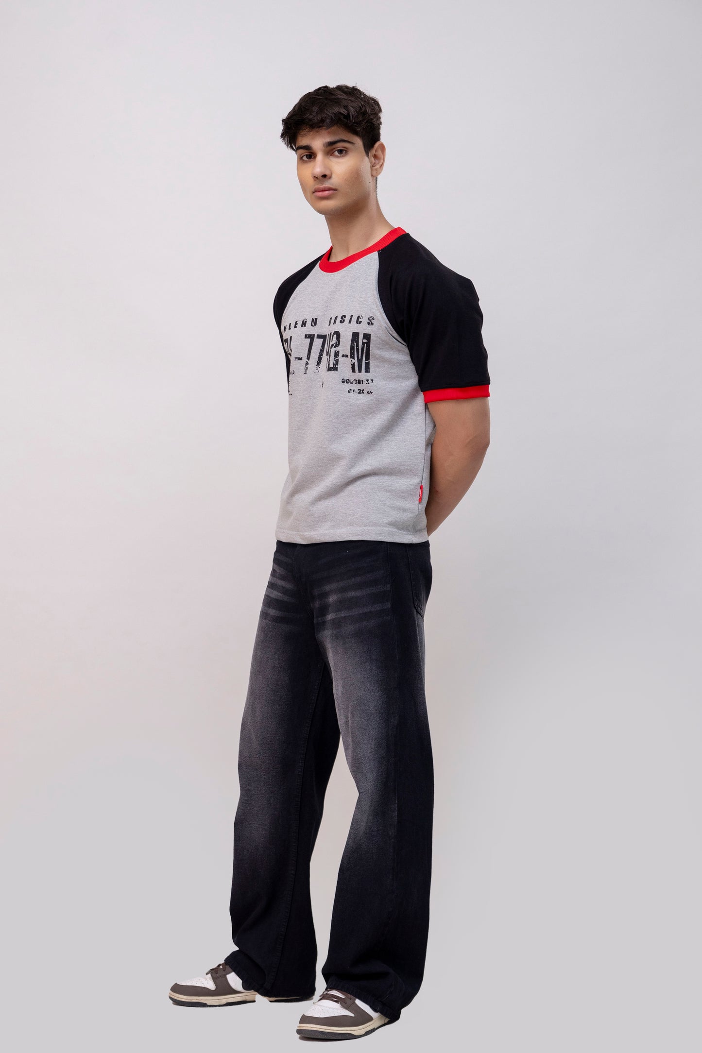 Grey Raglan T-shirt