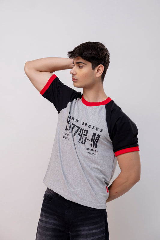 Grey Raglan T-shirt