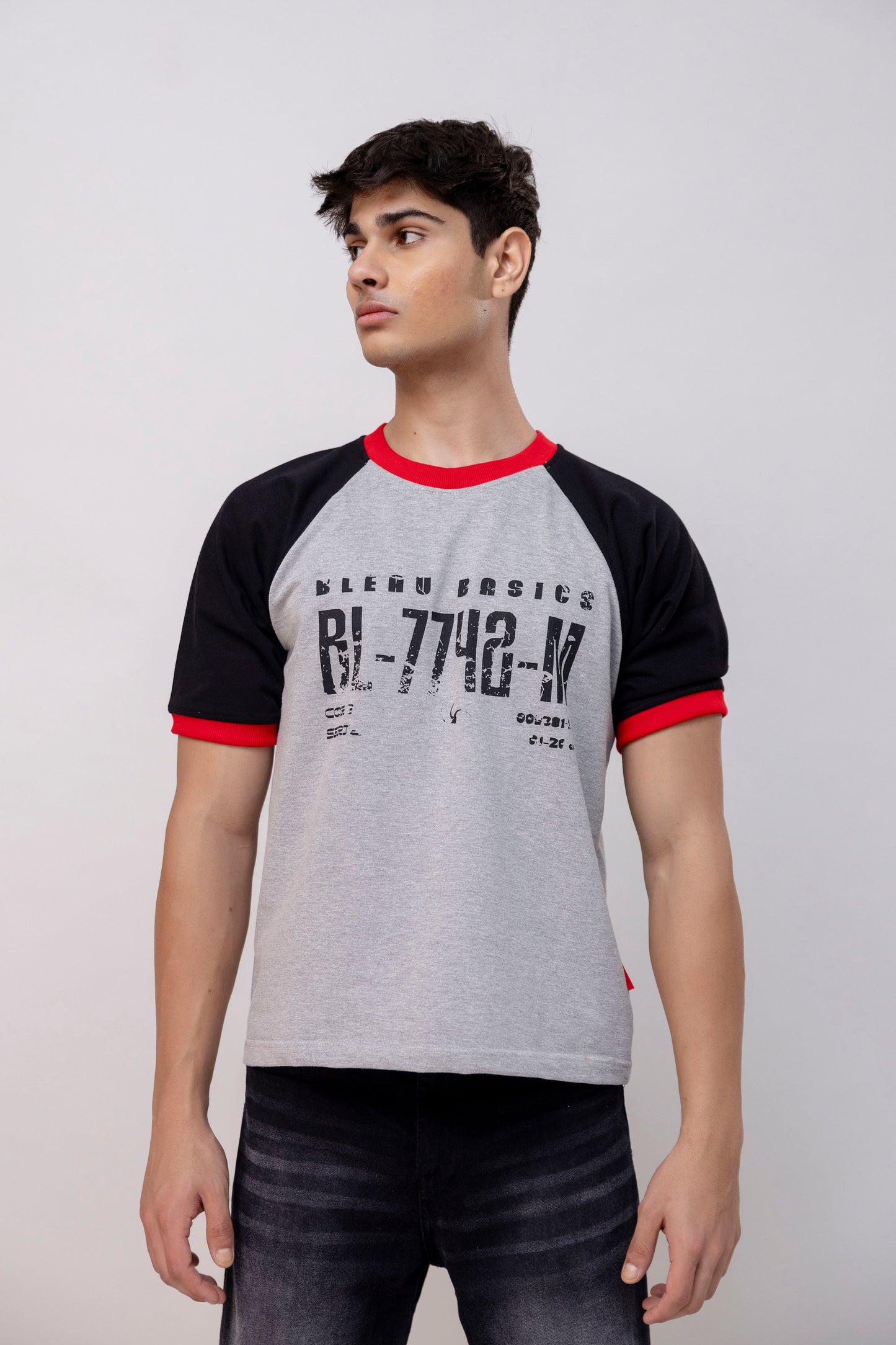Grey Raglan T-shirt