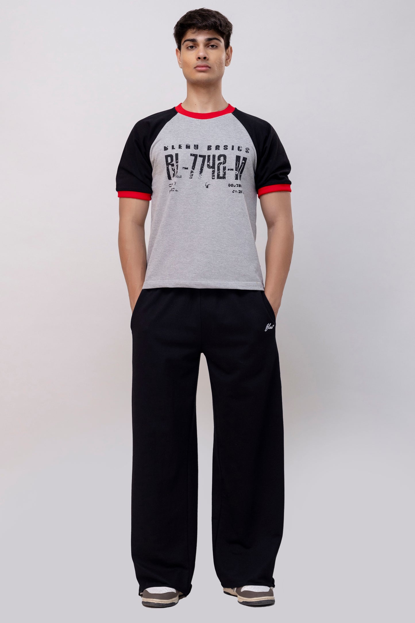 Grey Raglan T-shirt