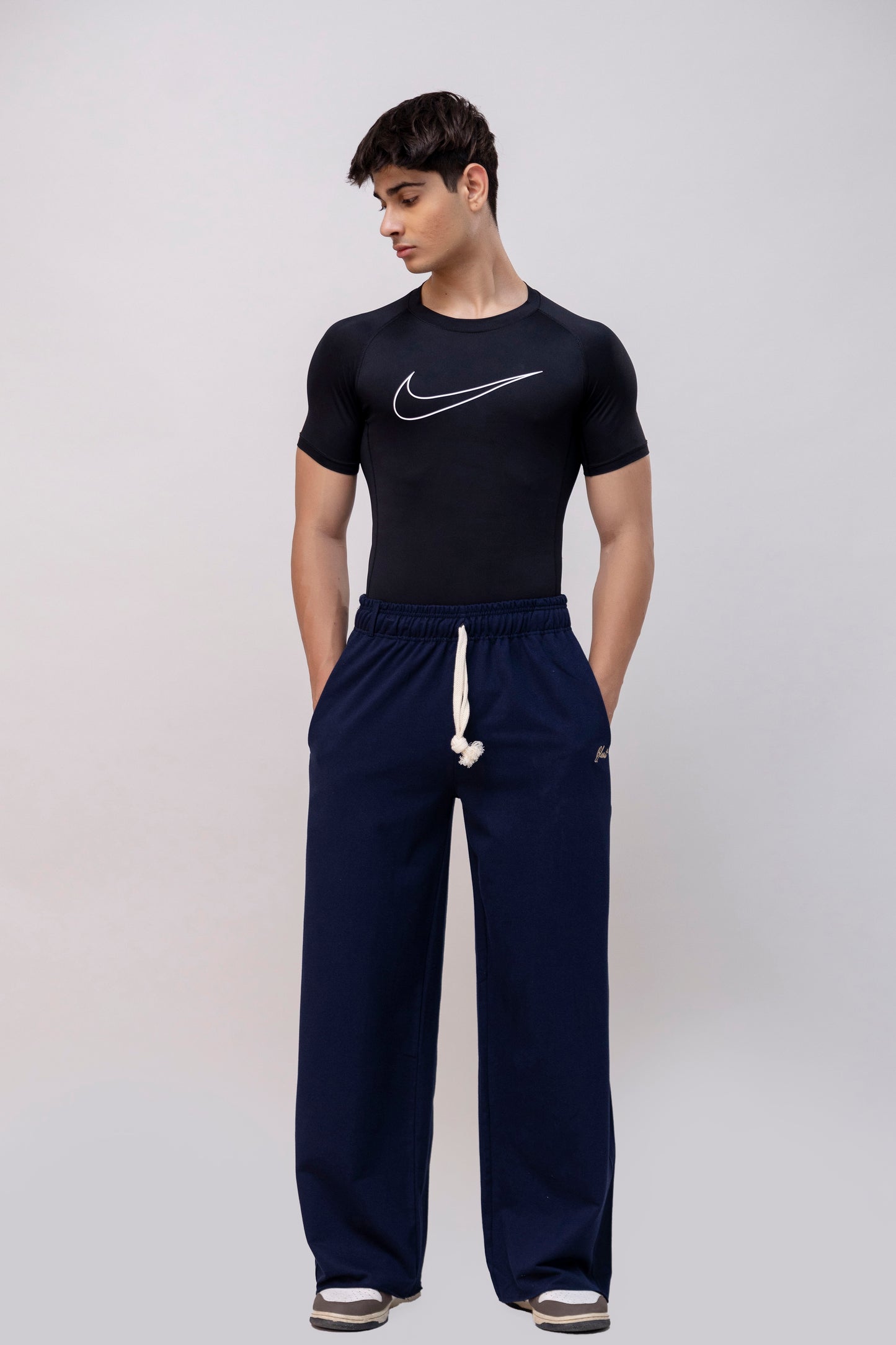 Navy sweatpants