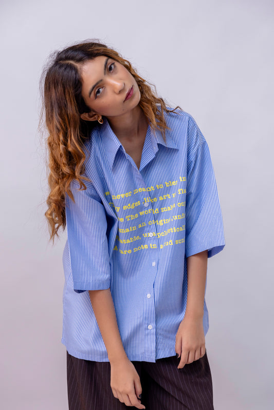 The Bleauprint shirt