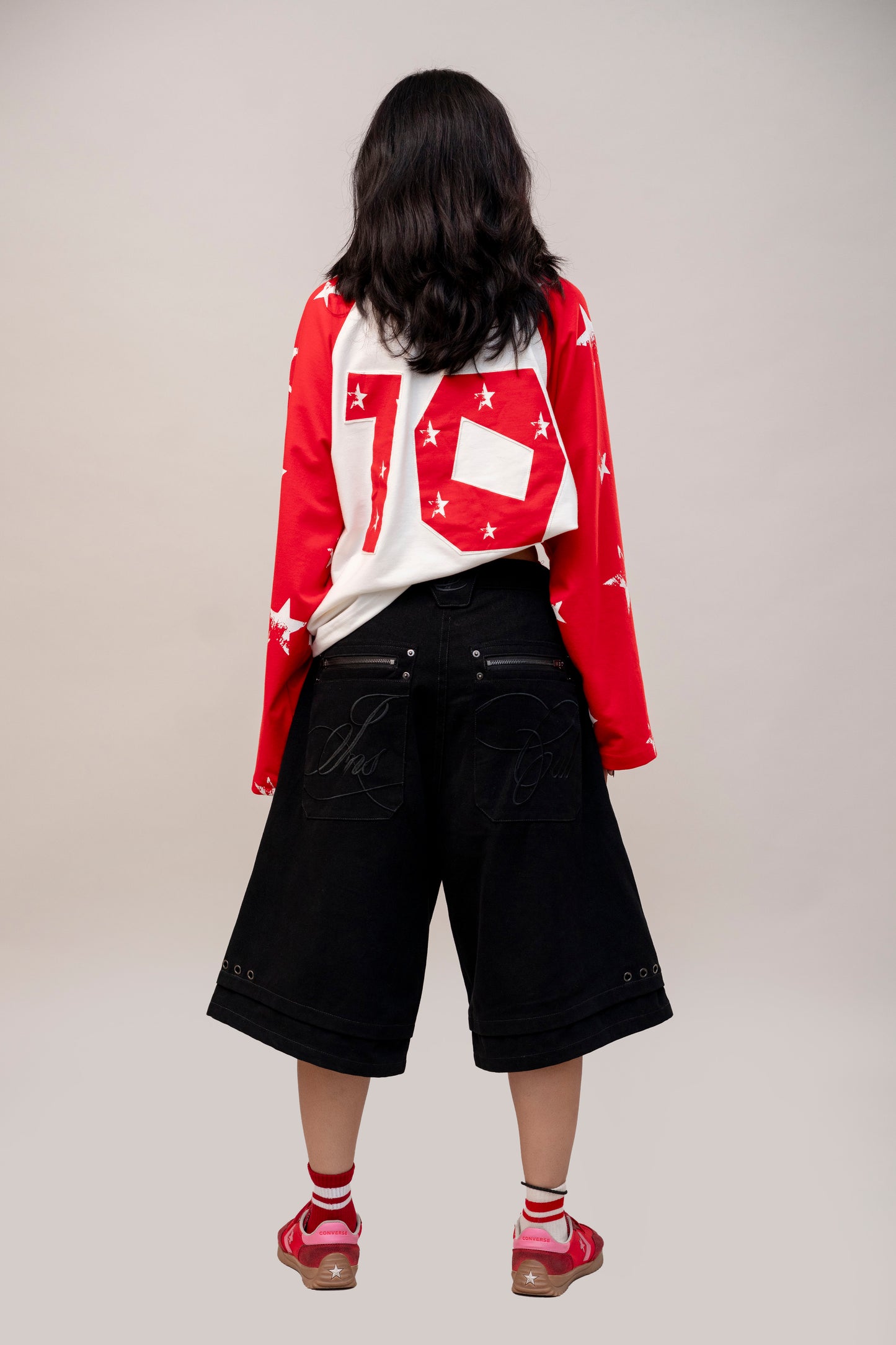 Red Full Sleeve Raglan T-shirt