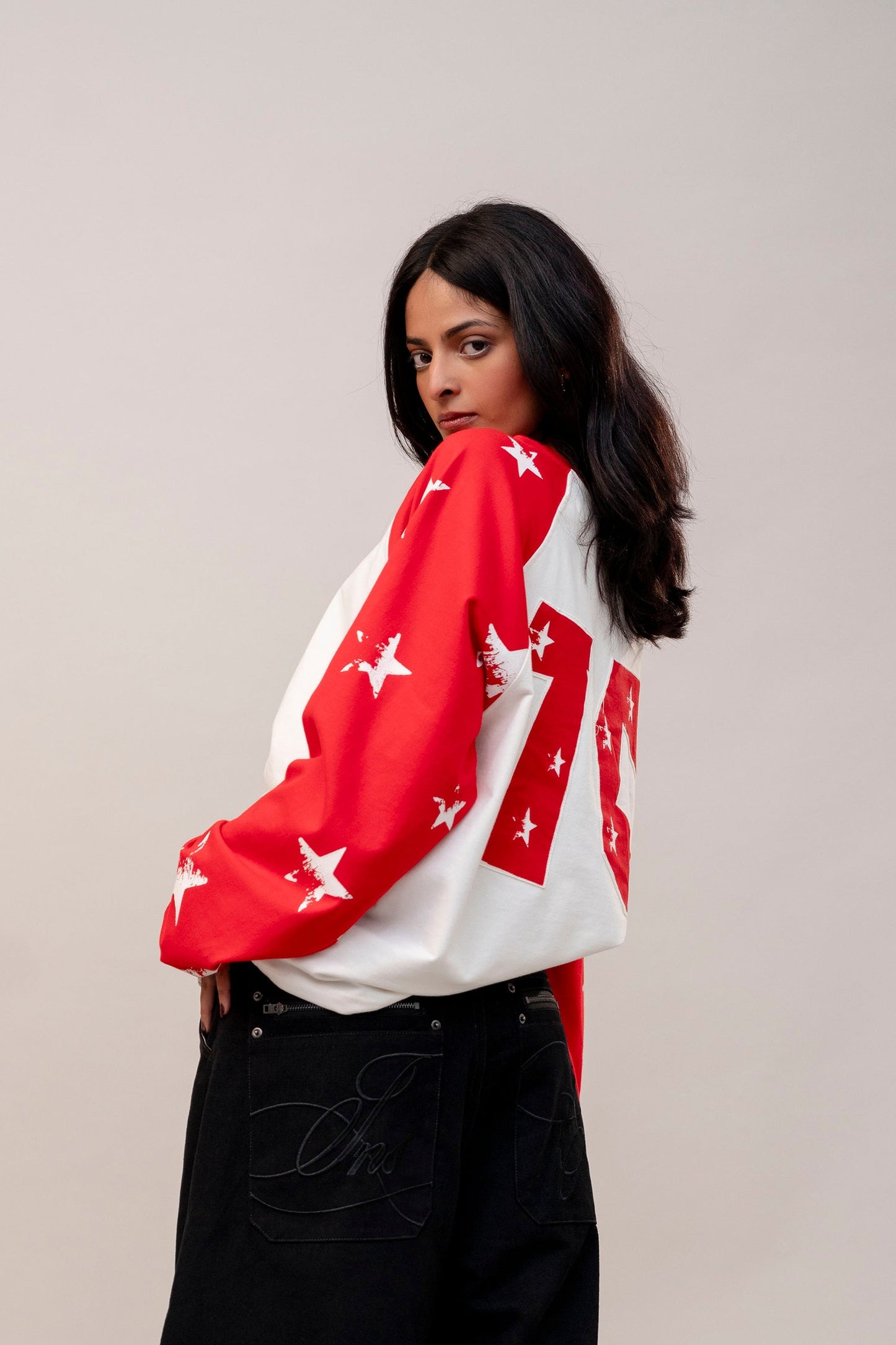 Red Full Sleeve Raglan T-shirt