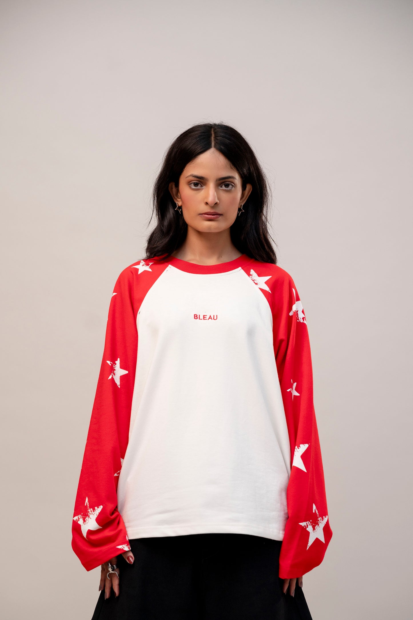 Red Full Sleeve Raglan T-shirt