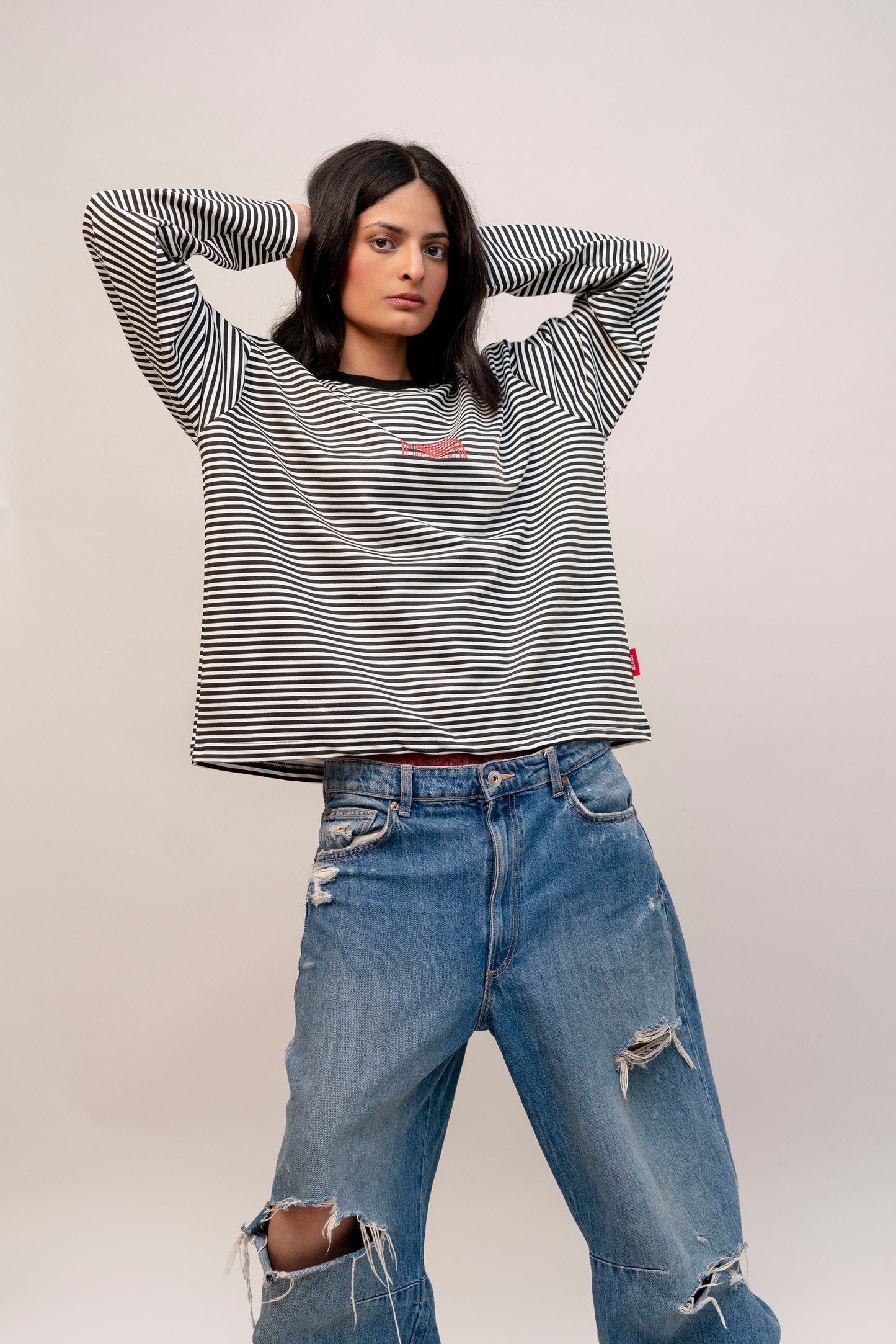 BLACK AND WHITE STRIPES