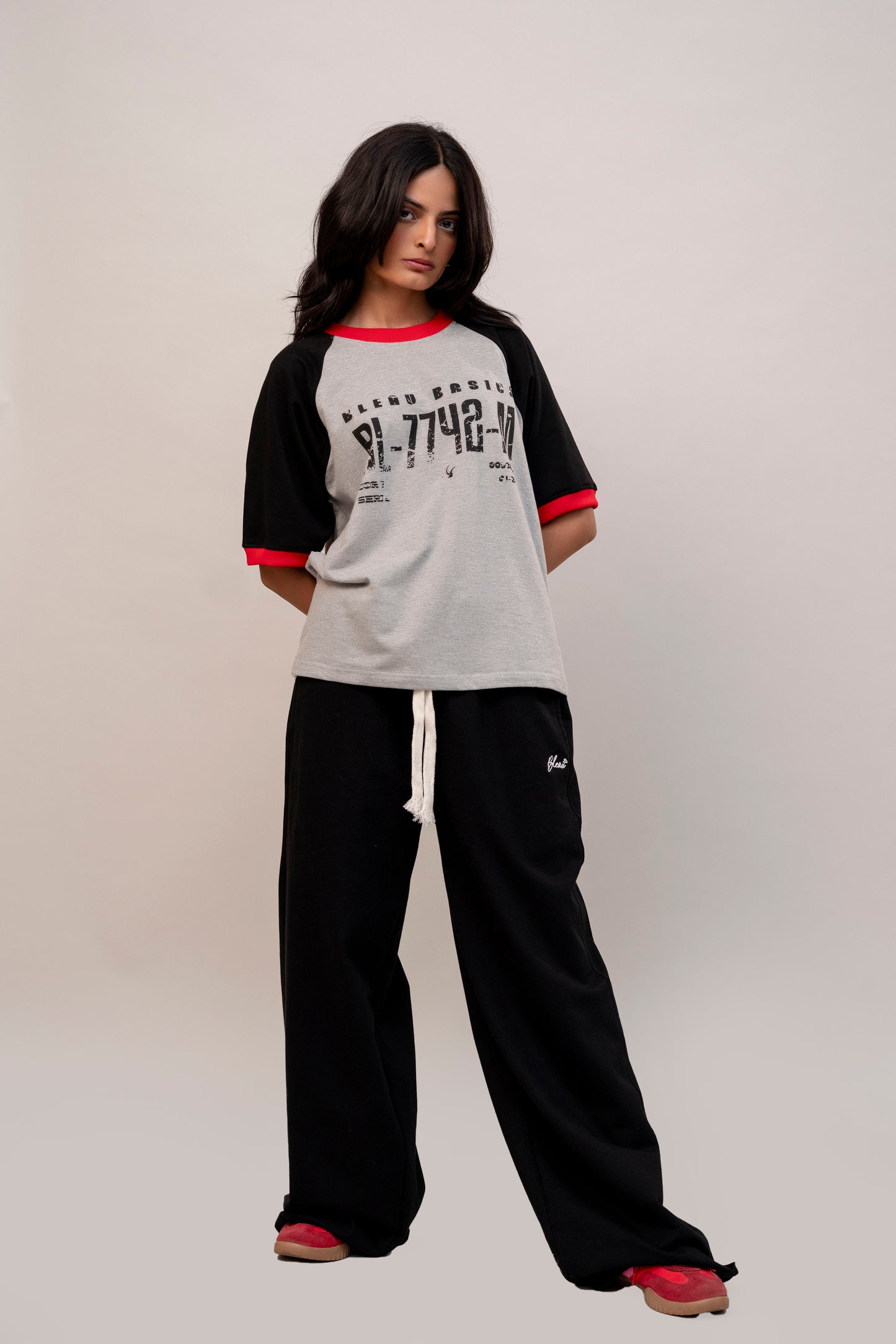 Grey Raglan T-shirt