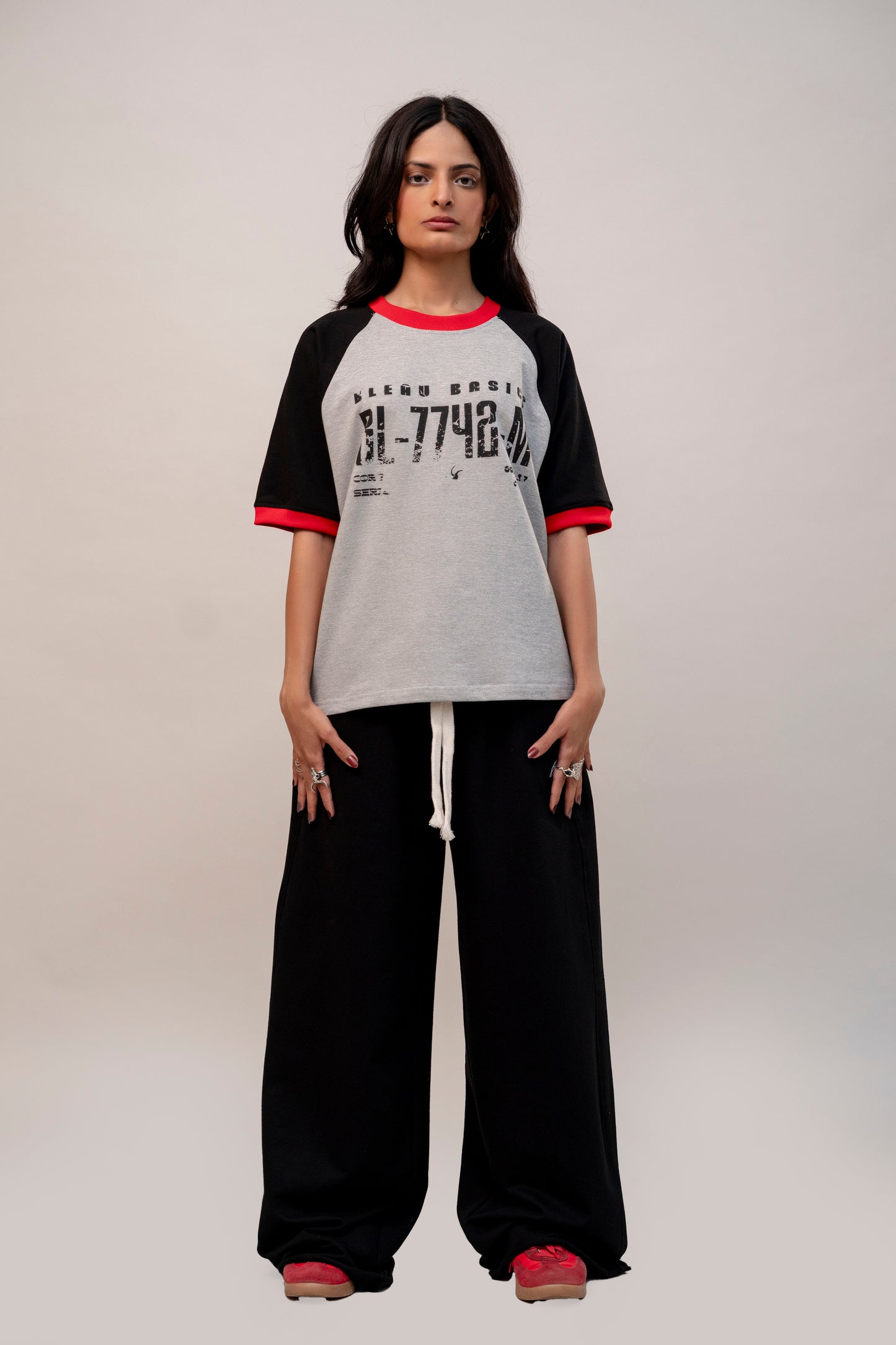 Grey Raglan T-shirt