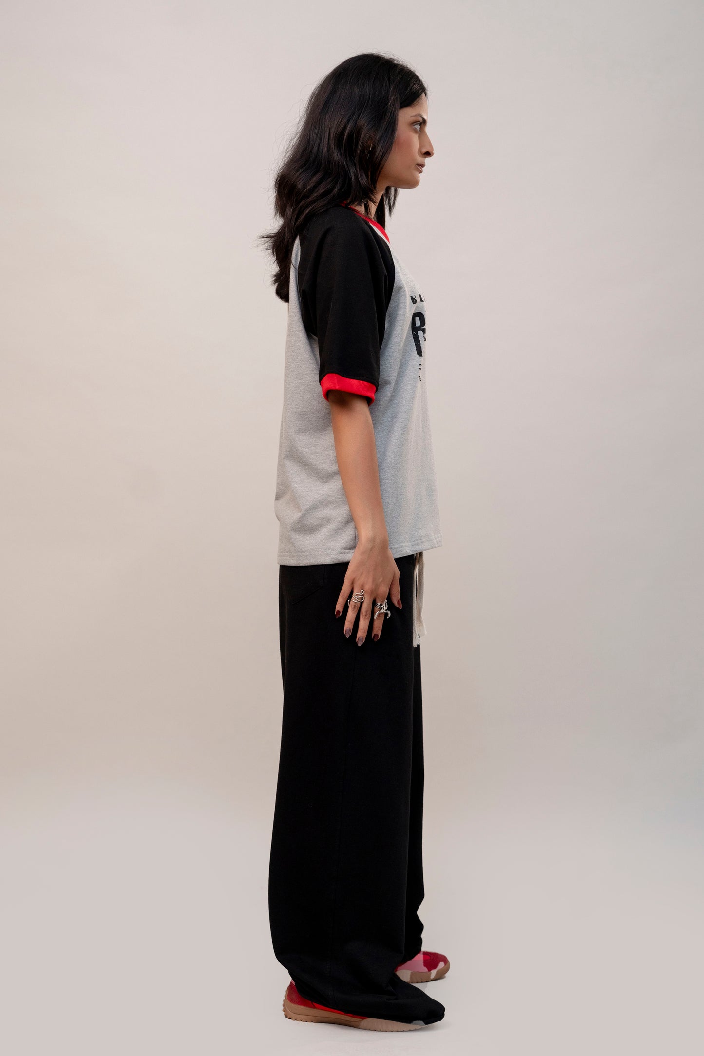 Grey Raglan T-shirt
