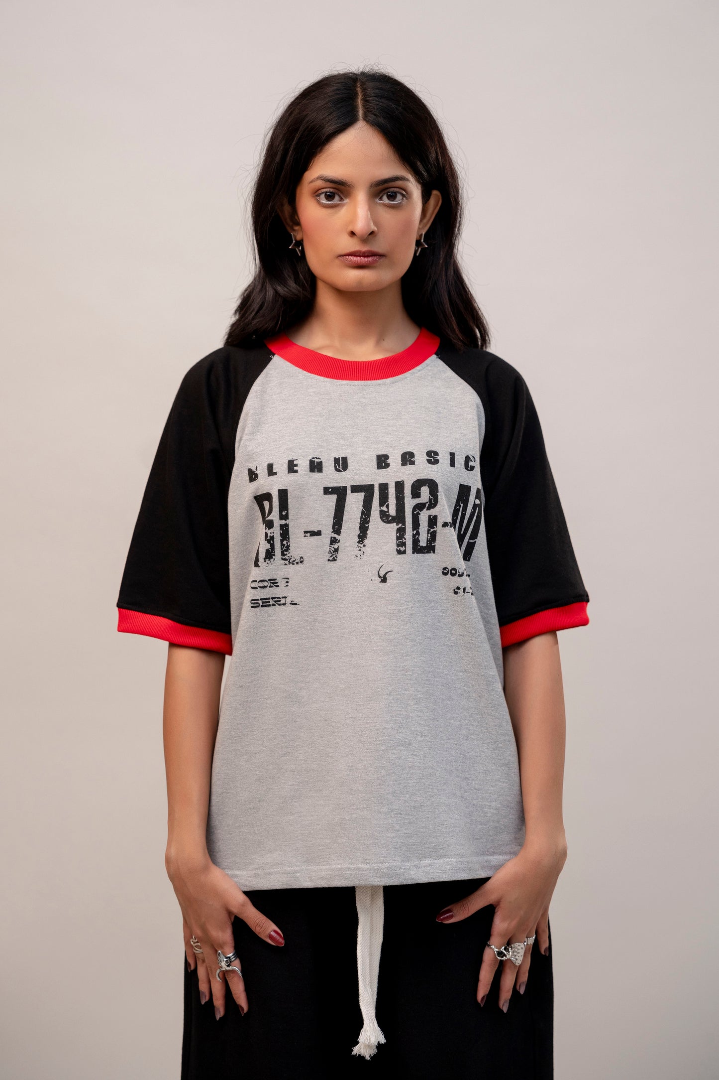 Grey Raglan T-shirt