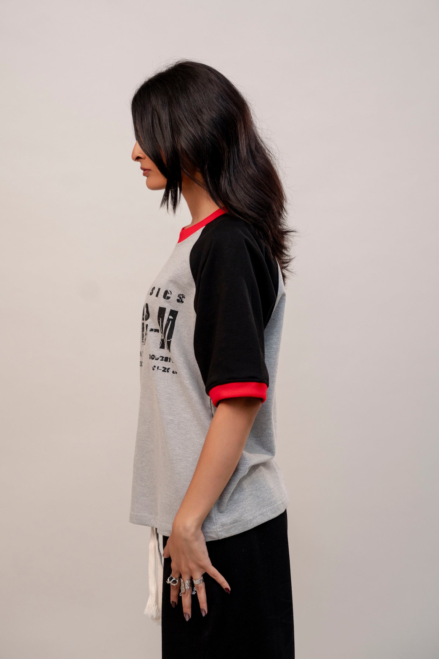 Grey Raglan T-shirt