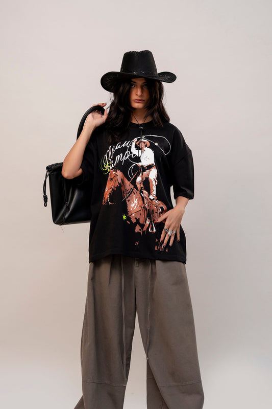 COWBOY BLACK T-shirt