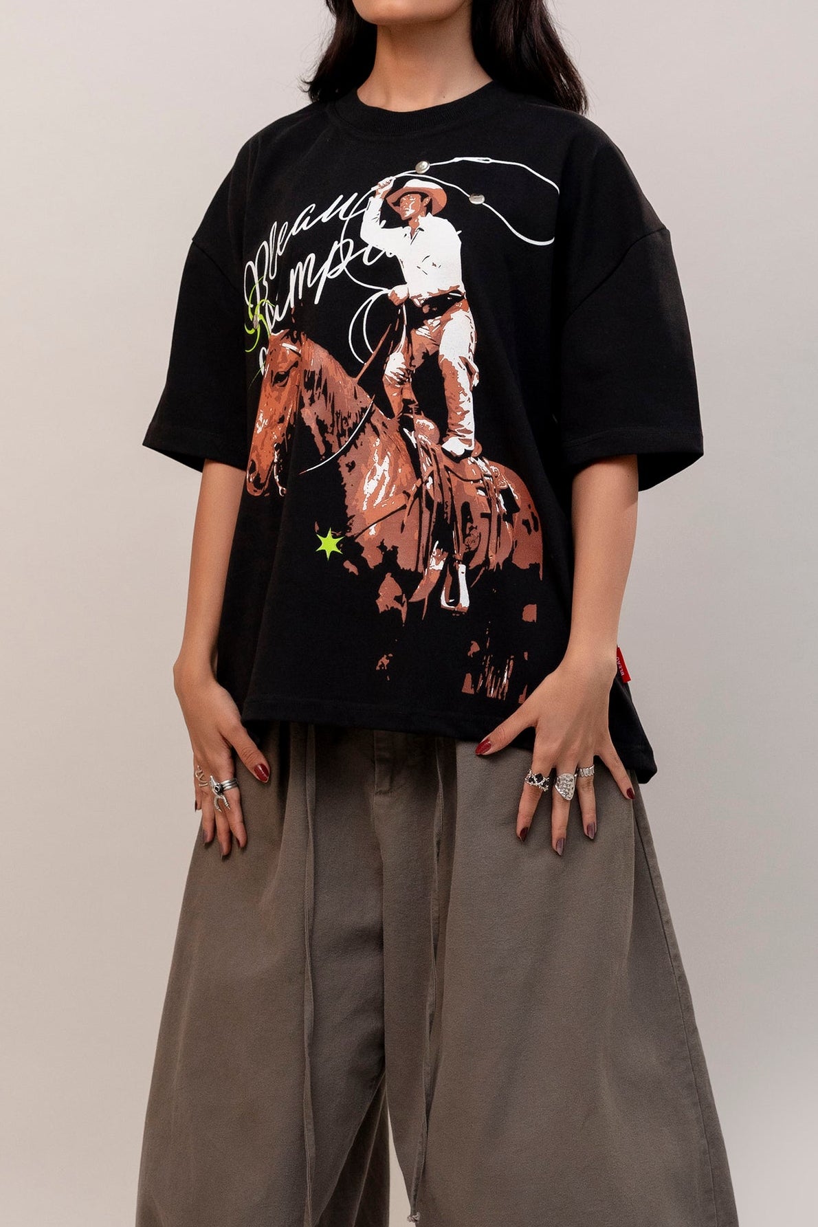 COWBOY BLACK T-shirt
