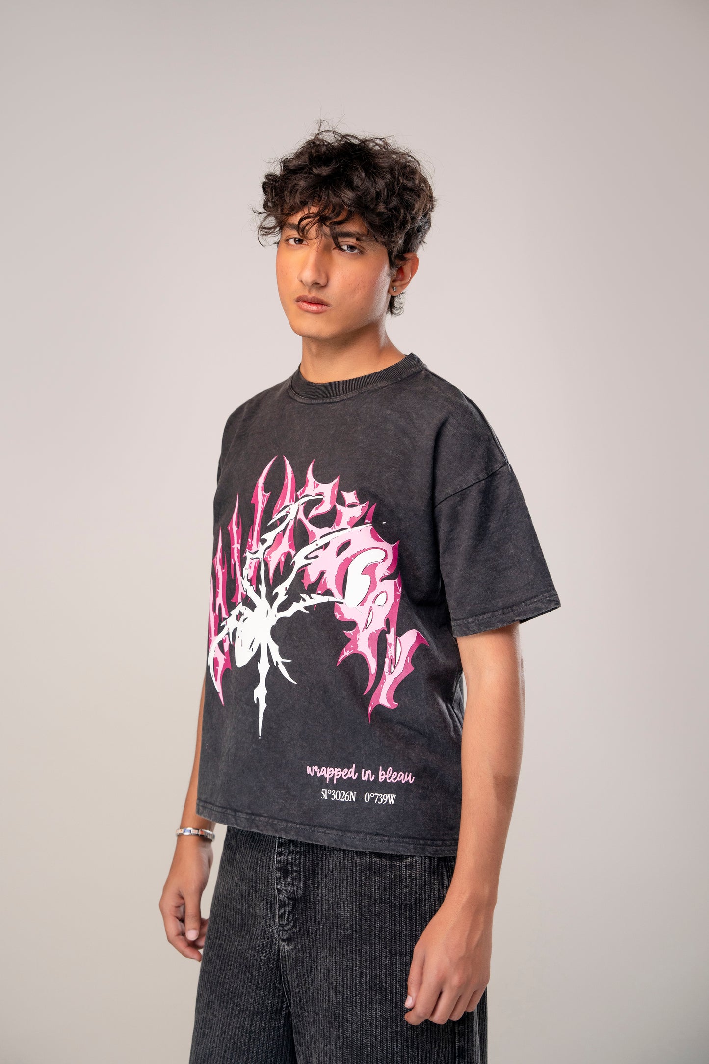 Pink spider tee
