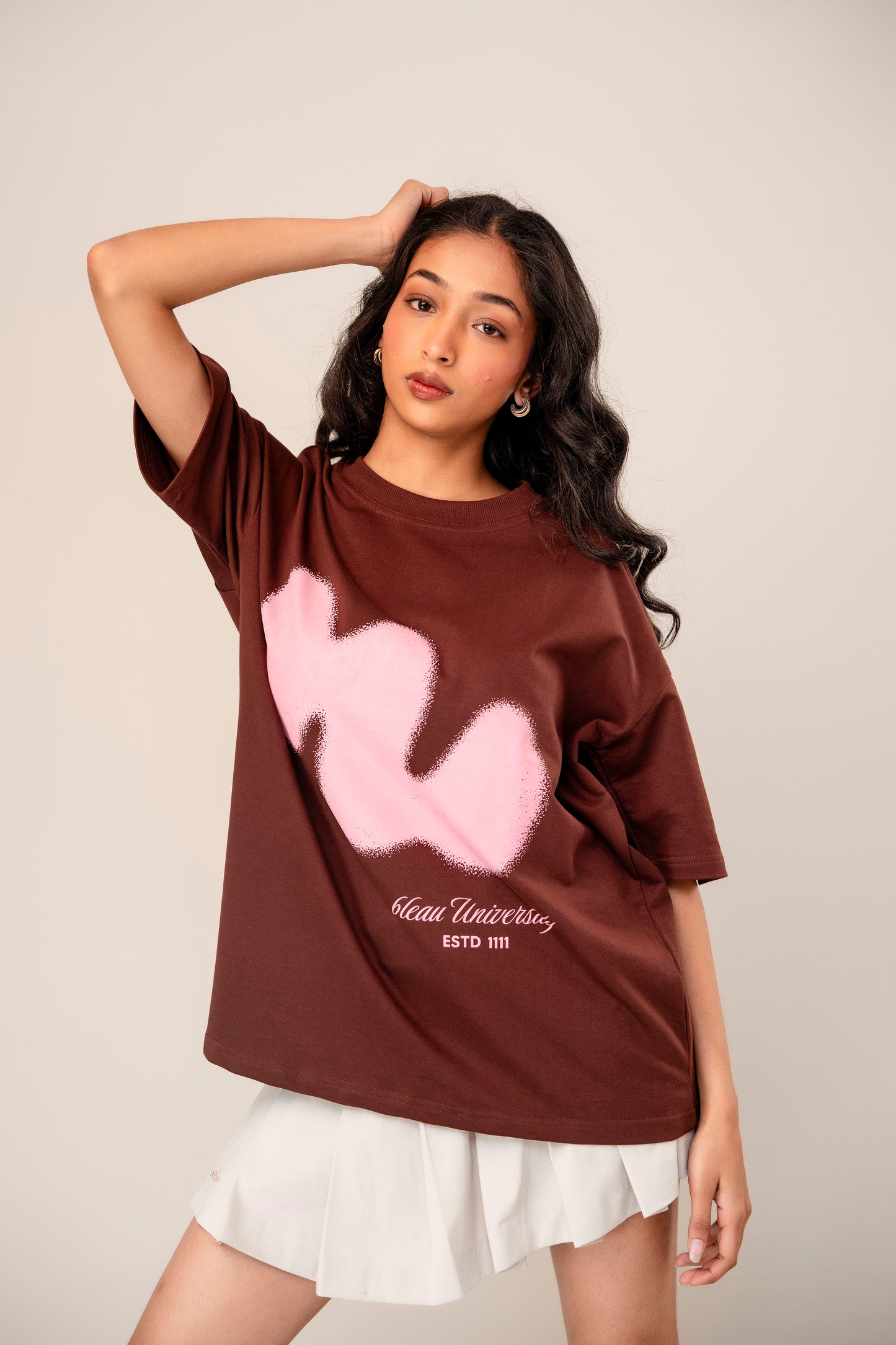 Pink macchiato tshirt