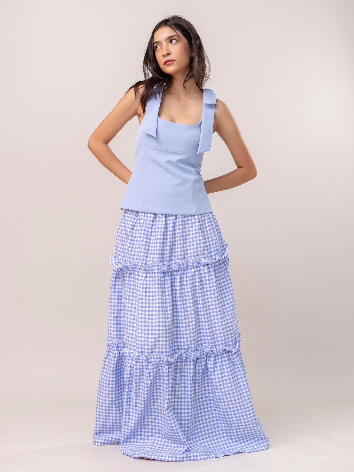Gingham  Skirt