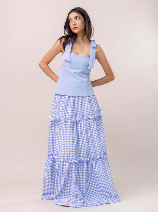 Gingham  Skirt
