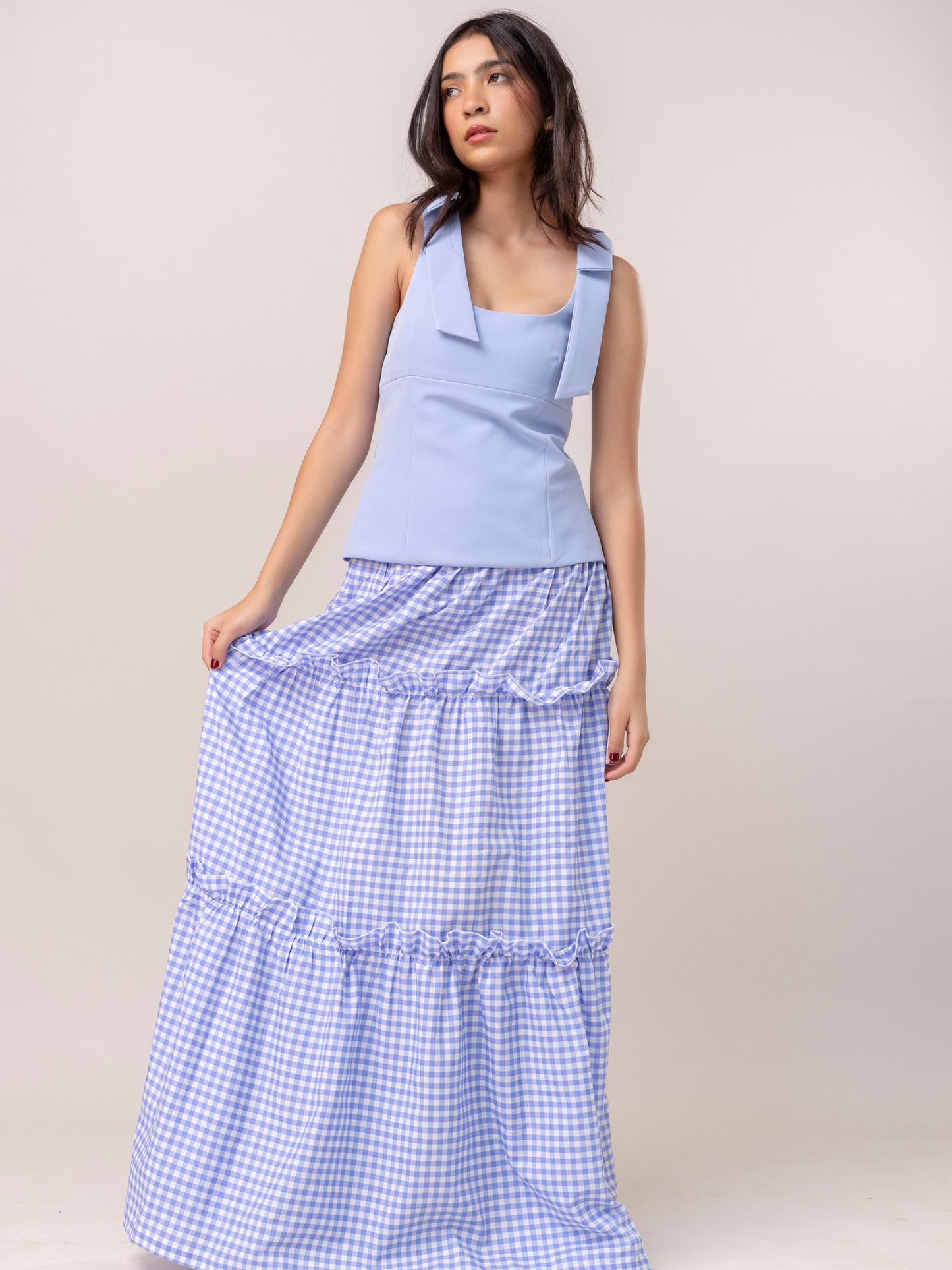Gingham  Skirt