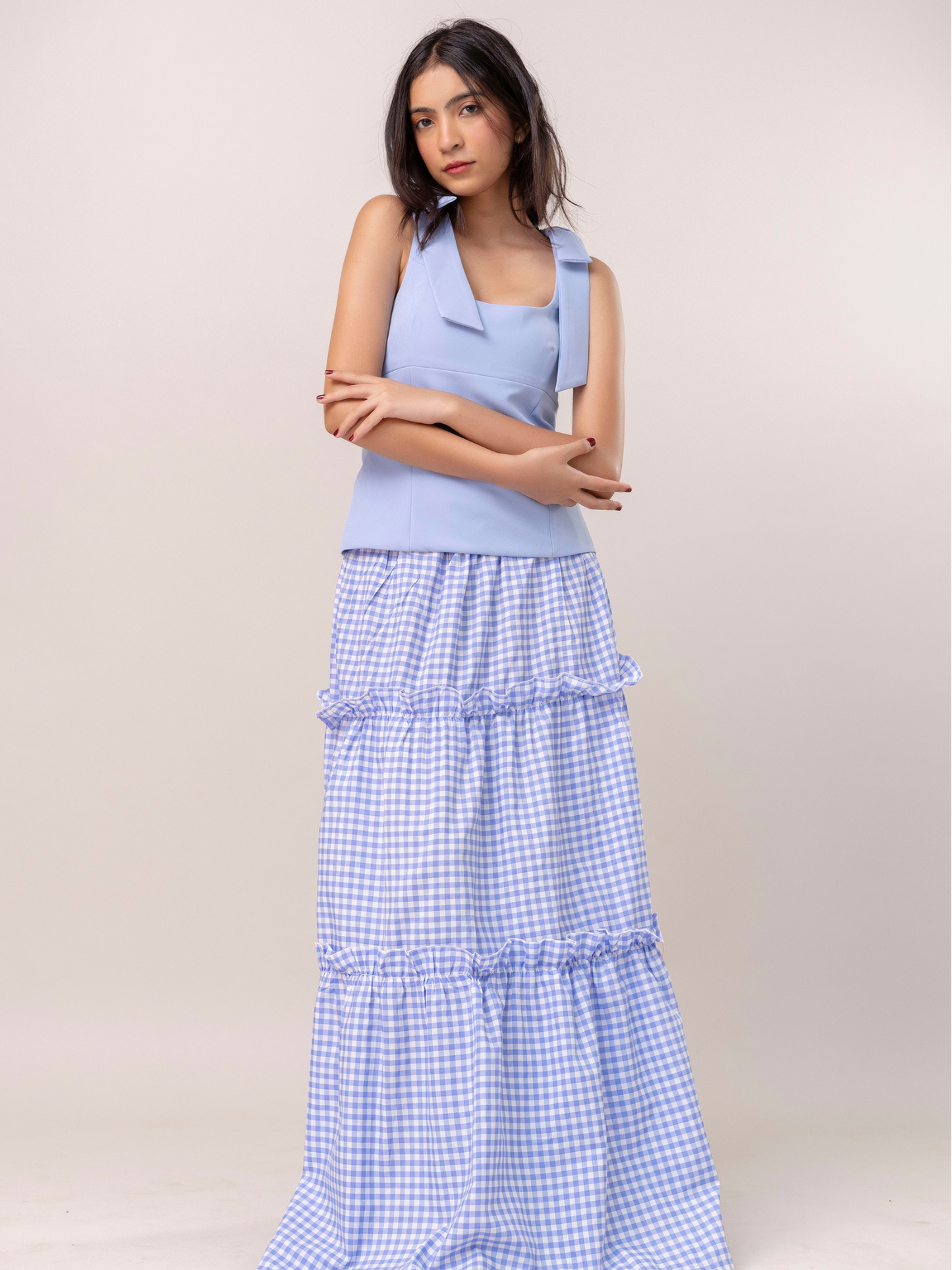 Gingham  Skirt