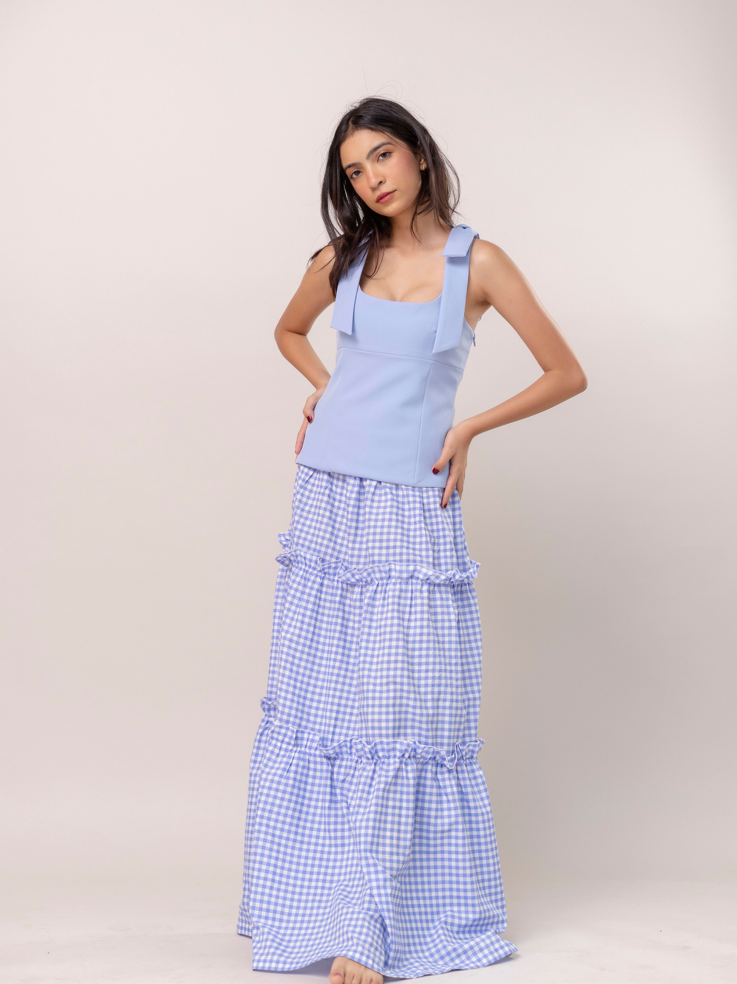 Gingham  Skirt
