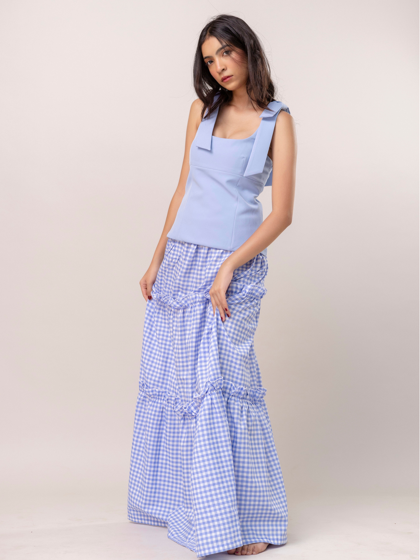 Gingham  Skirt