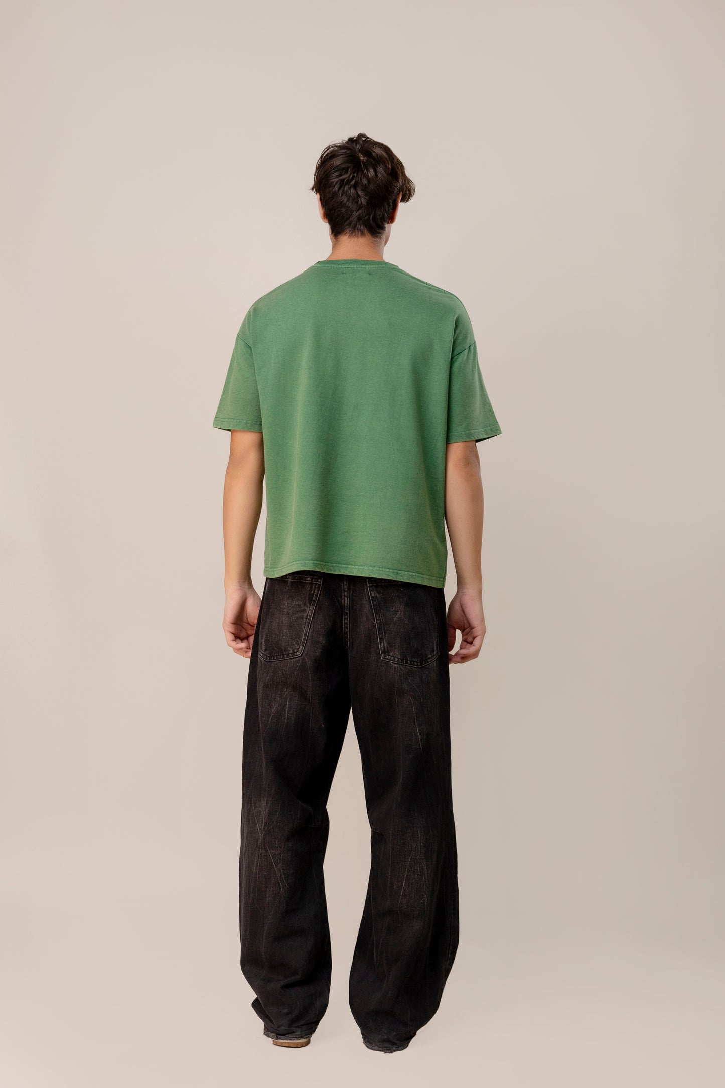Green Sprayed T-Shirt