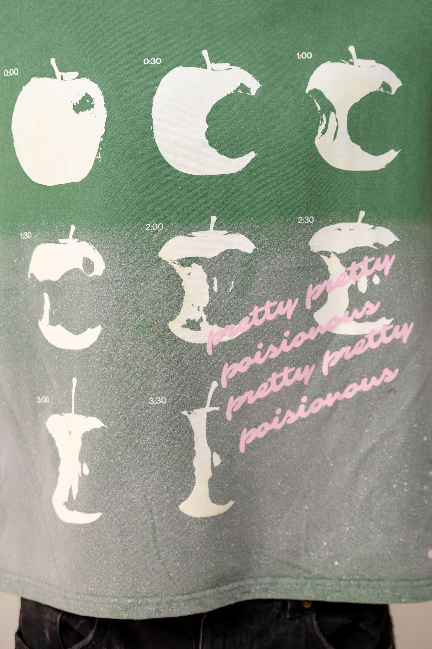 Green Sprayed T-Shirt