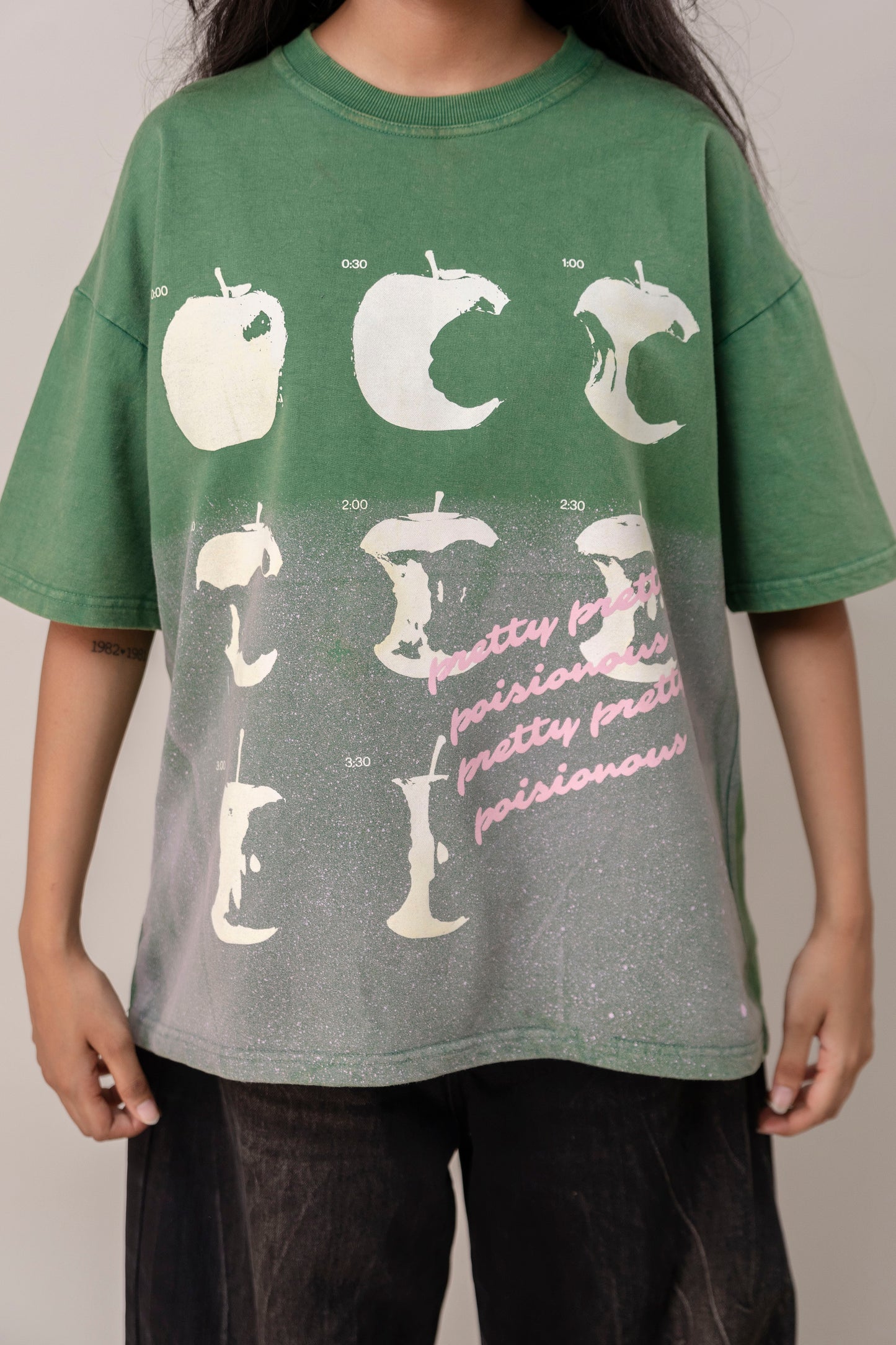 Green Sprayed T-Shirt