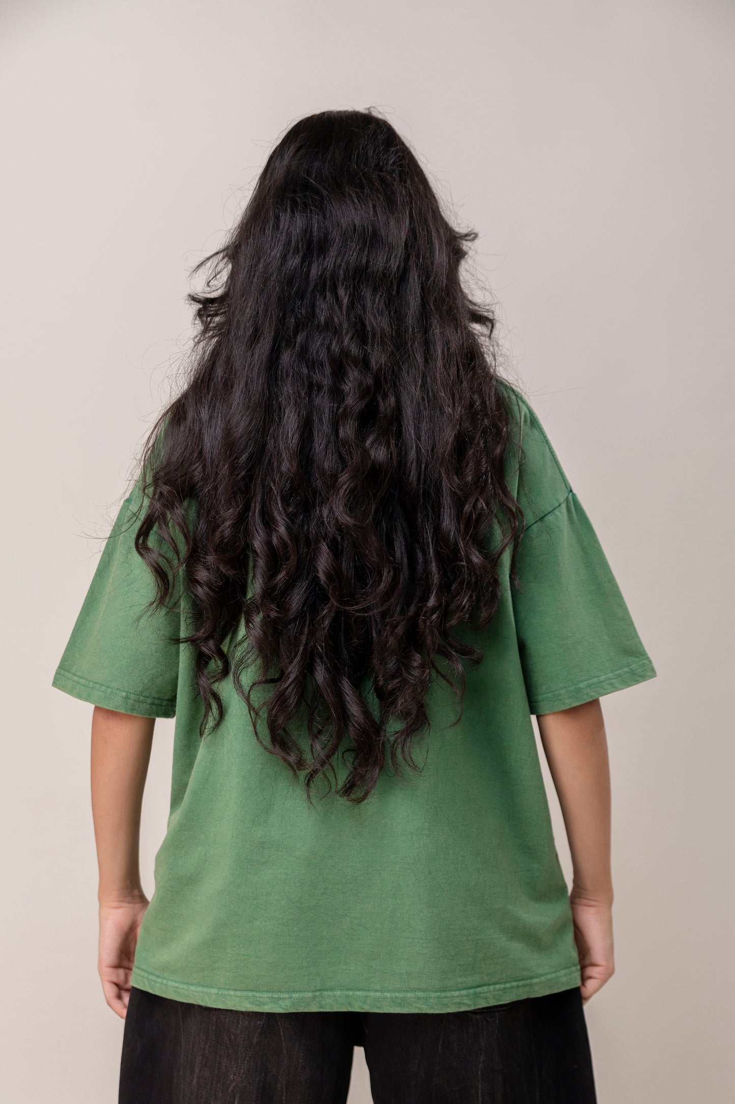 Green Sprayed T-Shirt