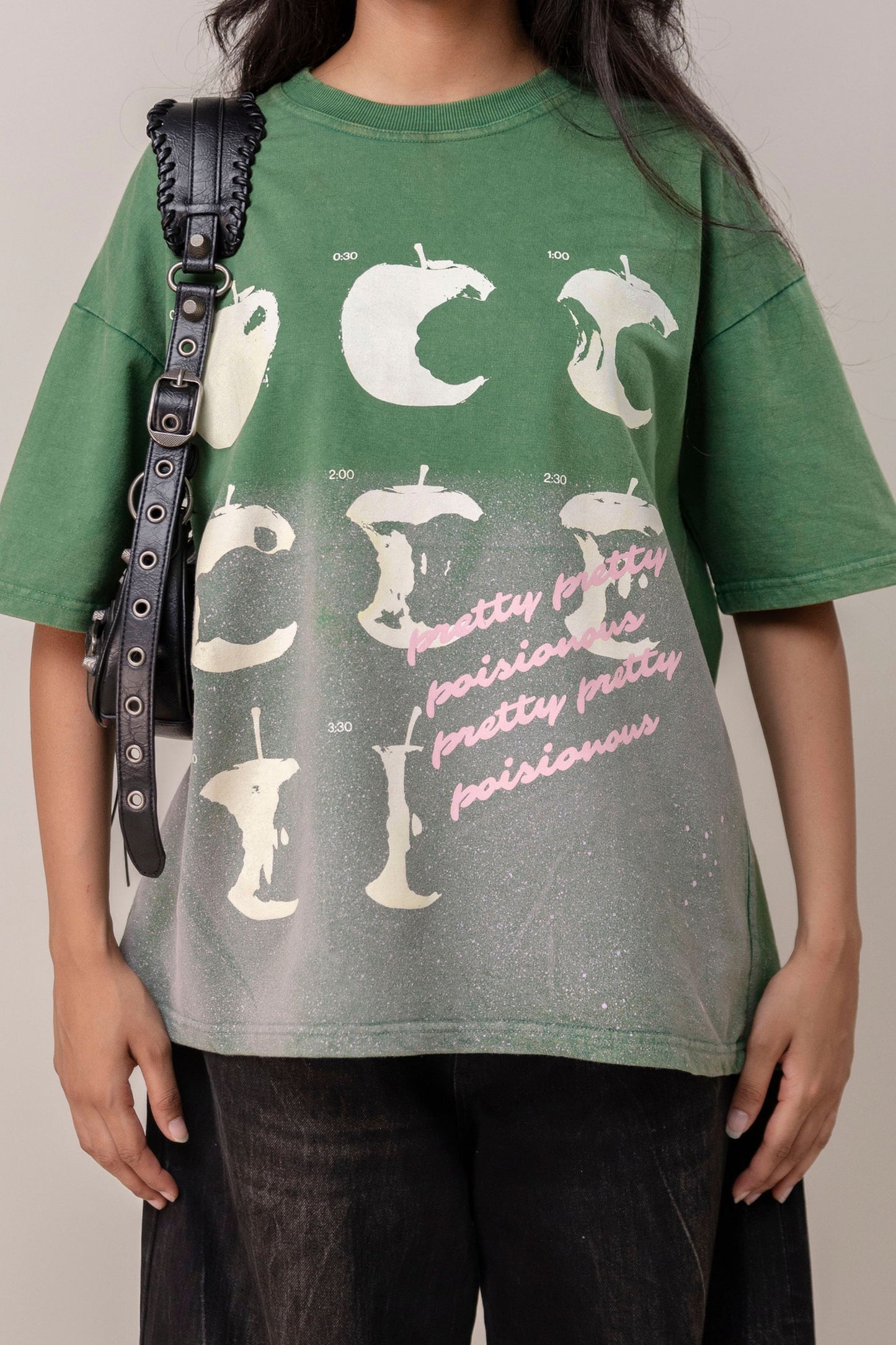 Green Sprayed T-Shirt